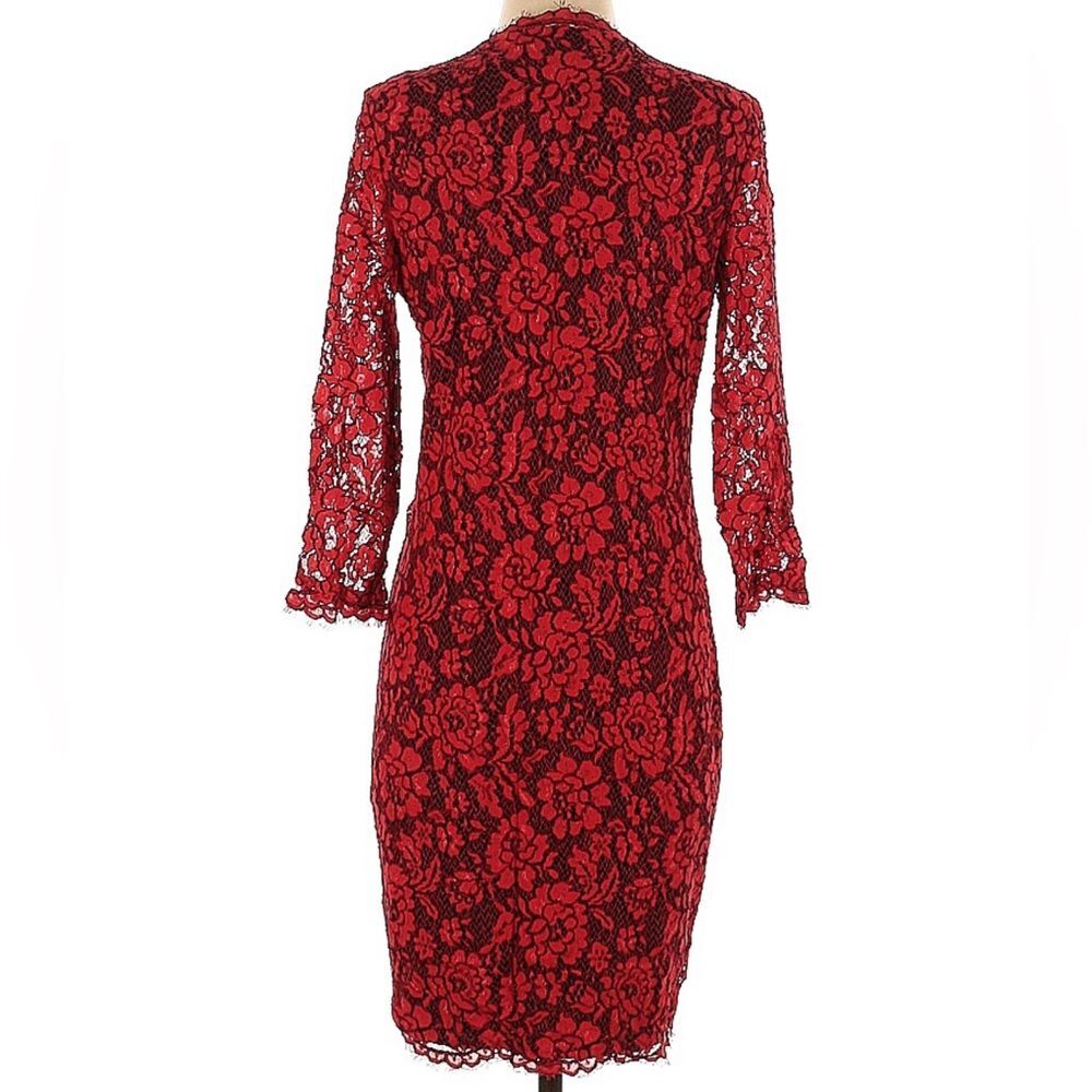 Diane Von Furstenberg Lace Wrap Dress - Picture 4 of 9